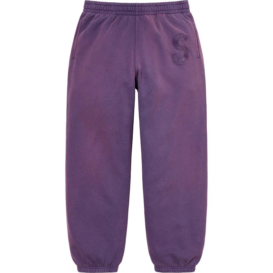 Purple Supreme Overdyed S Logo Sweatpant Pants | Supreme 228IS